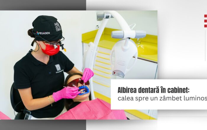 Albirea dentara in cabinet, clinica Med Artis Dent, dr. Sonia Salomie