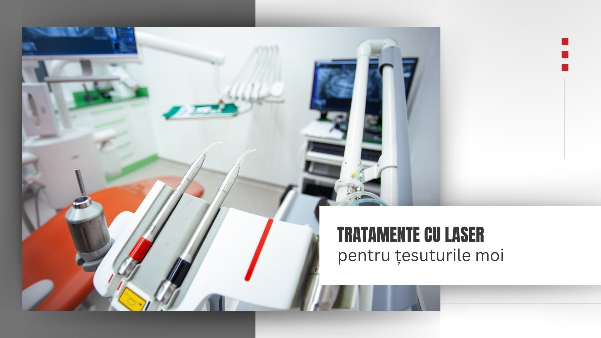 Dr Bogdan Crisan Med Artis Dent, tratamentul LASER pentru tesuturi moi (gingie si mucoasa)