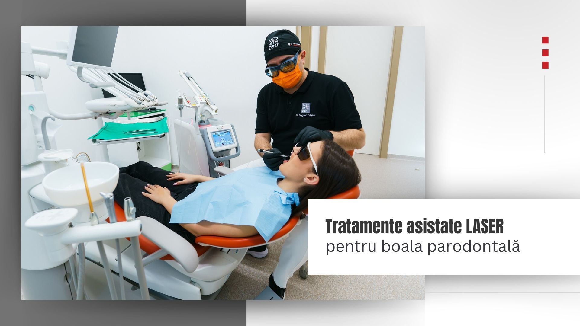 Tratamente LASER pentru parodontita la clinica stomatologica Med Artis Dent